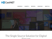 Tablet Screenshot of castnet.com